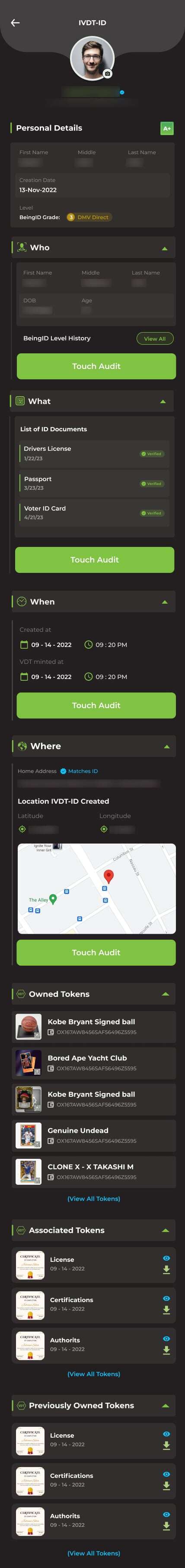 Mobile App TouchAudit
